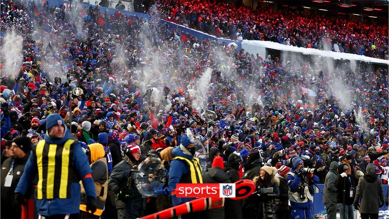 Buffalo&#39;s Kaiir Elam pulled off a crucial interception in the end zone as the Bills fans threw snowballs at the Steelers offense in a bid to distract them!