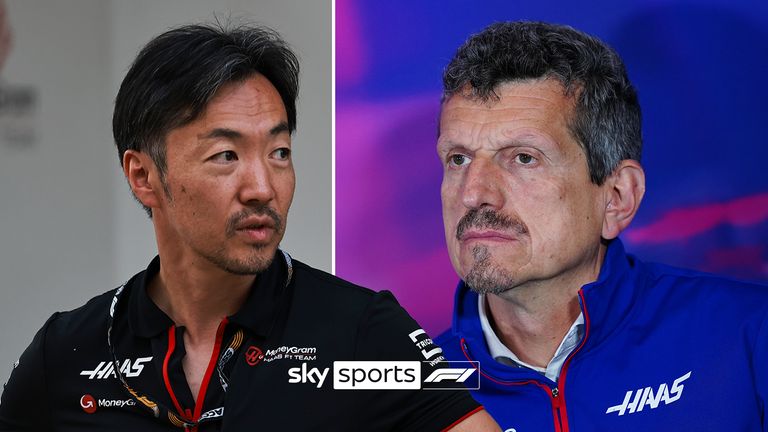 Ayao Komatsu taking over from Guenther Steiner Haas principal thumb images: Getty/PA 